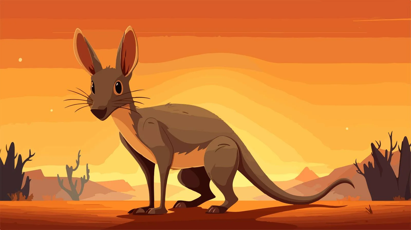Cartoon Aardvark Vector Illustration — free download from Dotvec