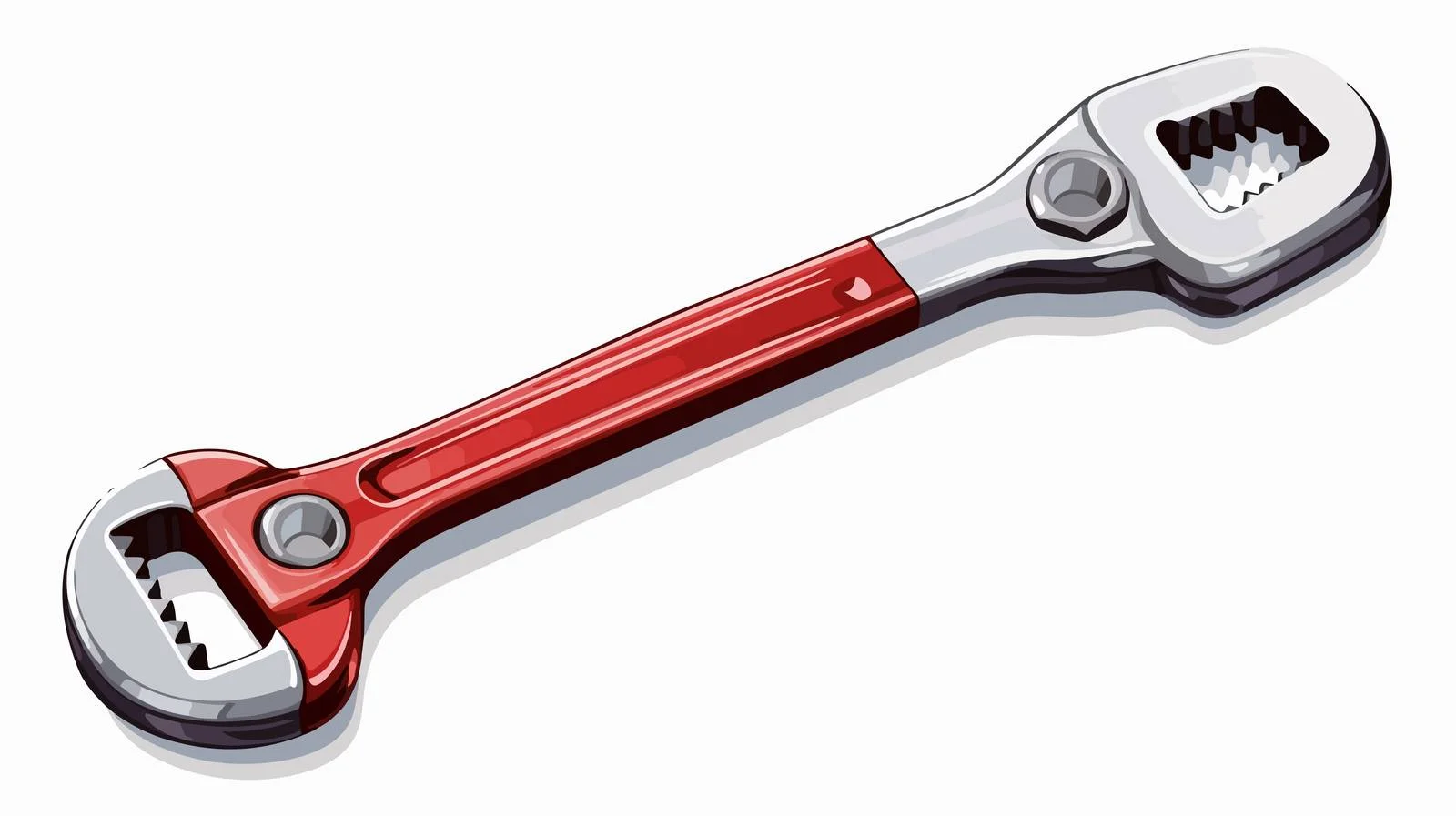 Cartoon Adjustable Spanner Stock Illustration — free download from Dotvec