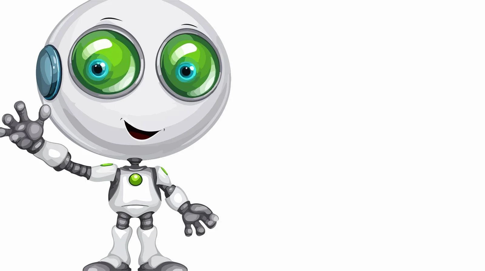 Alien Robot Speech Bubble Vector — free download from Dotvec