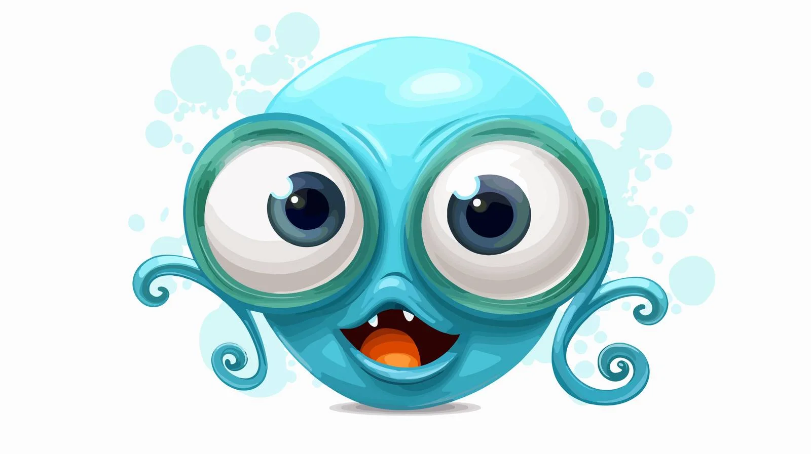 Extraterrestrial Squid Speech Bubble Illustration — free download from Dotvec