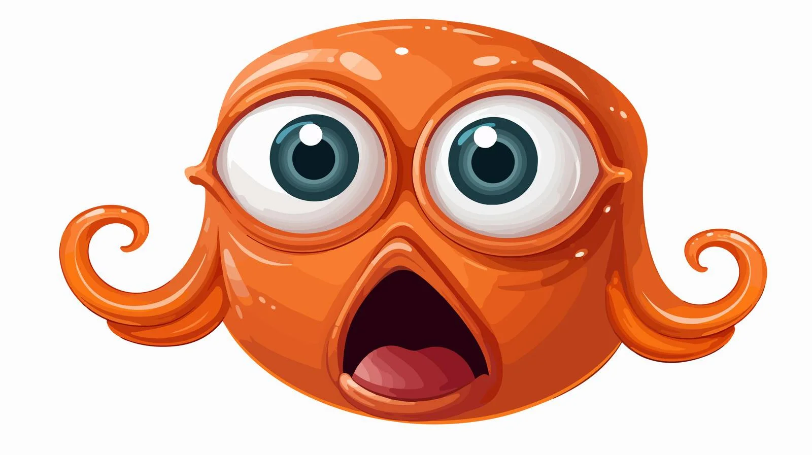 Colorful Alien Squid with Speech Bubble — free download from Dotvec
