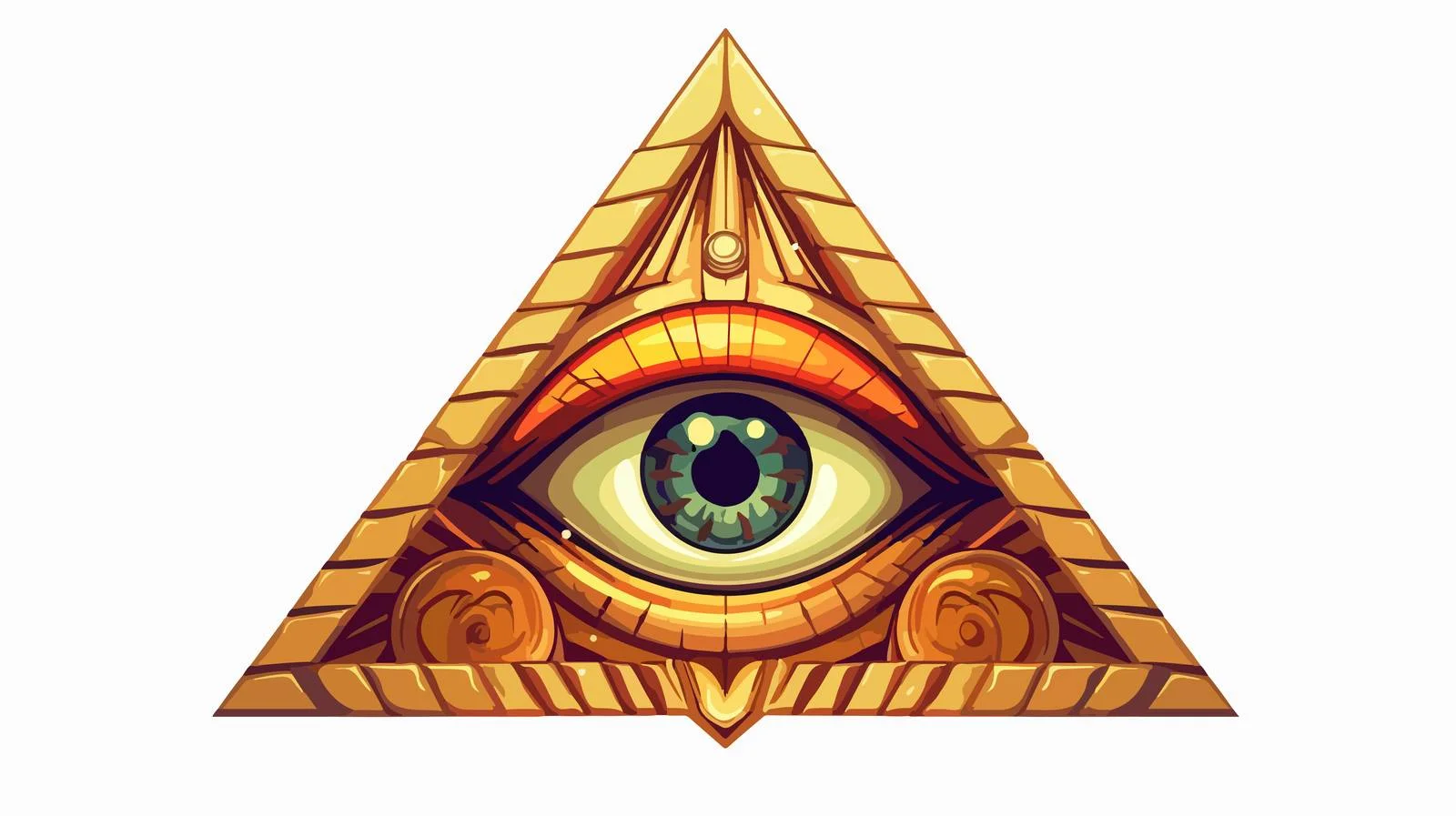 All-Seeing Eye Symbol Illustration — free download from Dotvec