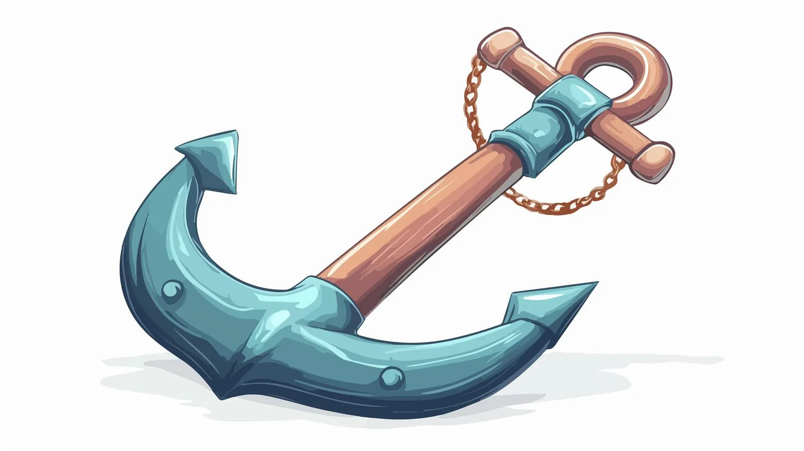 Cartoon Anchor Symbol Stock Illustration — free download from Dotvec
