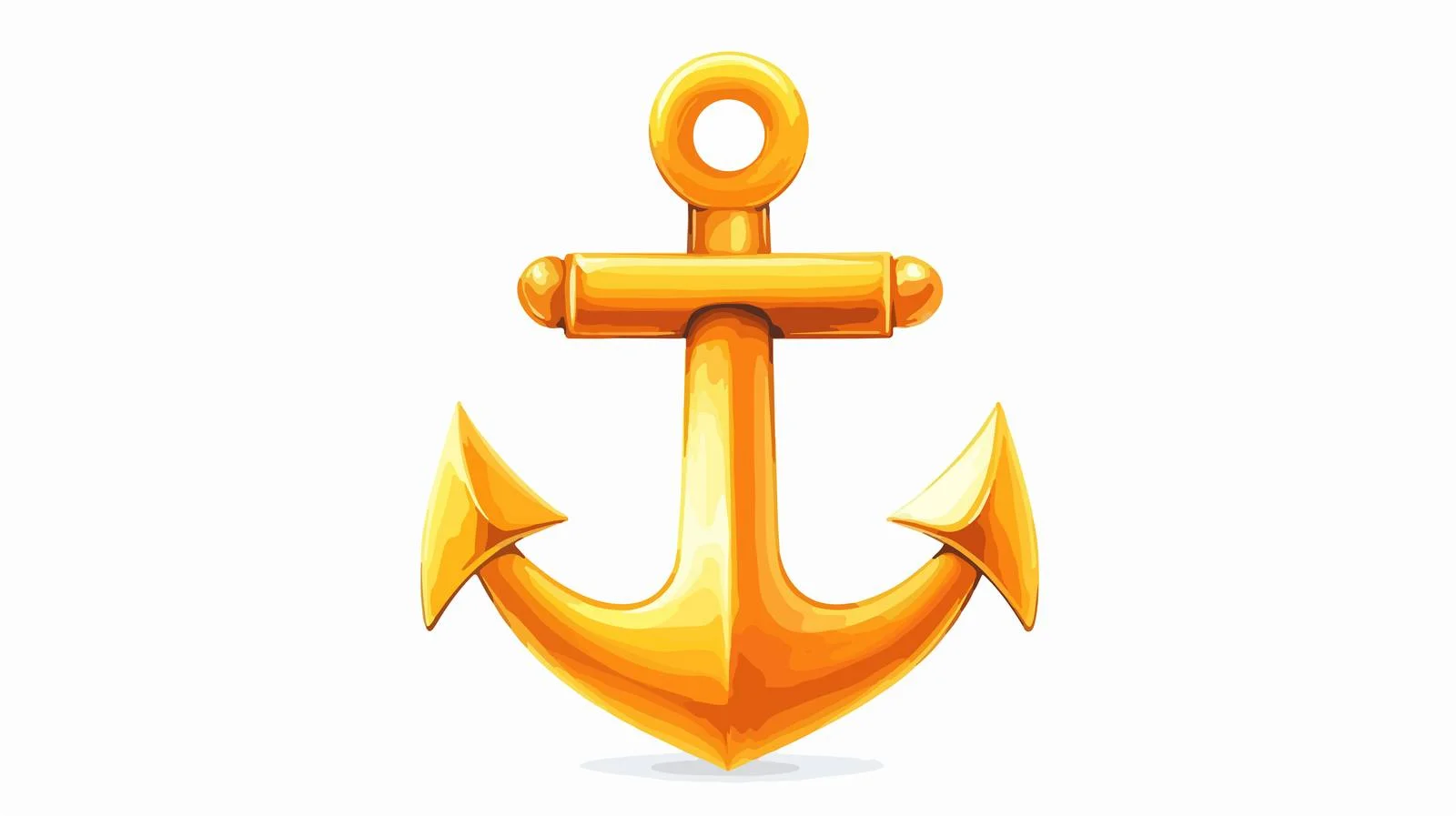 Cartoon Anchor Symbol Illustration — free download from Dotvec