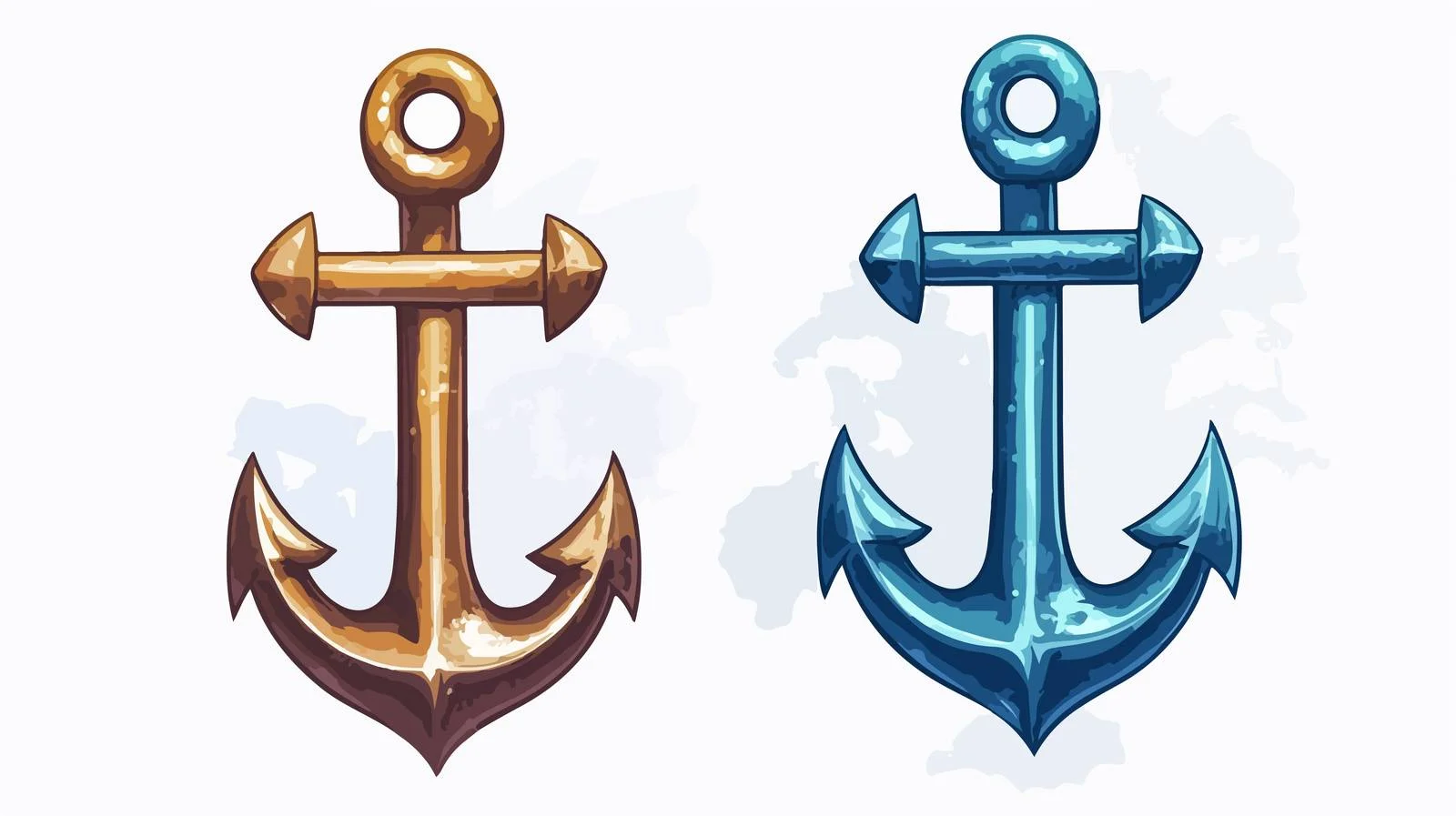 Cartoon Anchor Symbol Illustration — free download from Dotvec