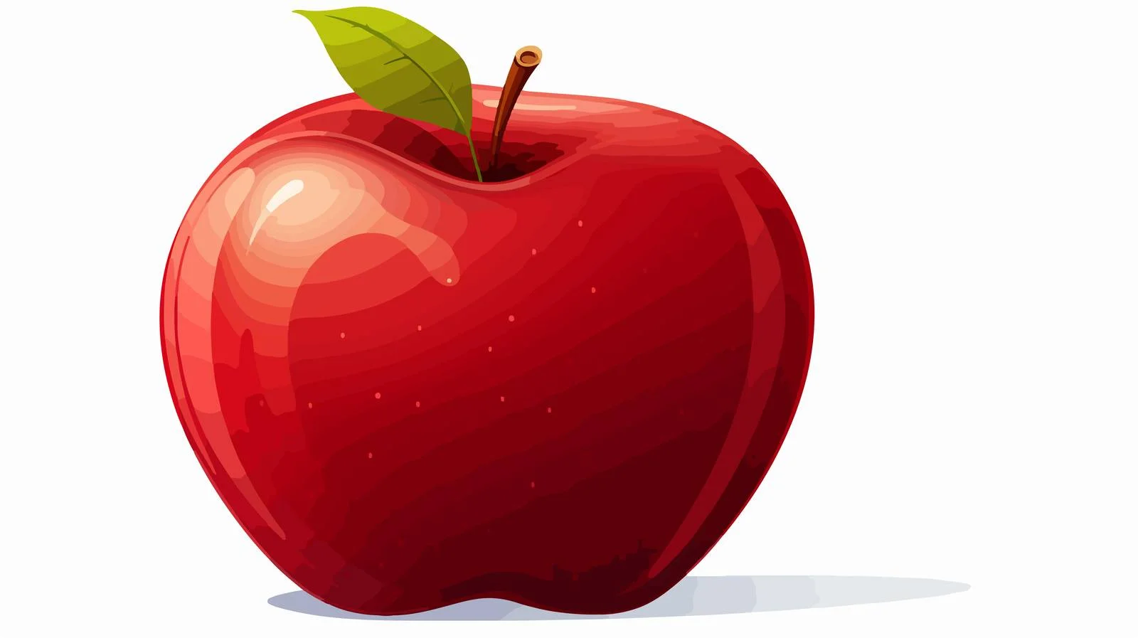 Cartoon Apple Illustration — free download from Dotvec