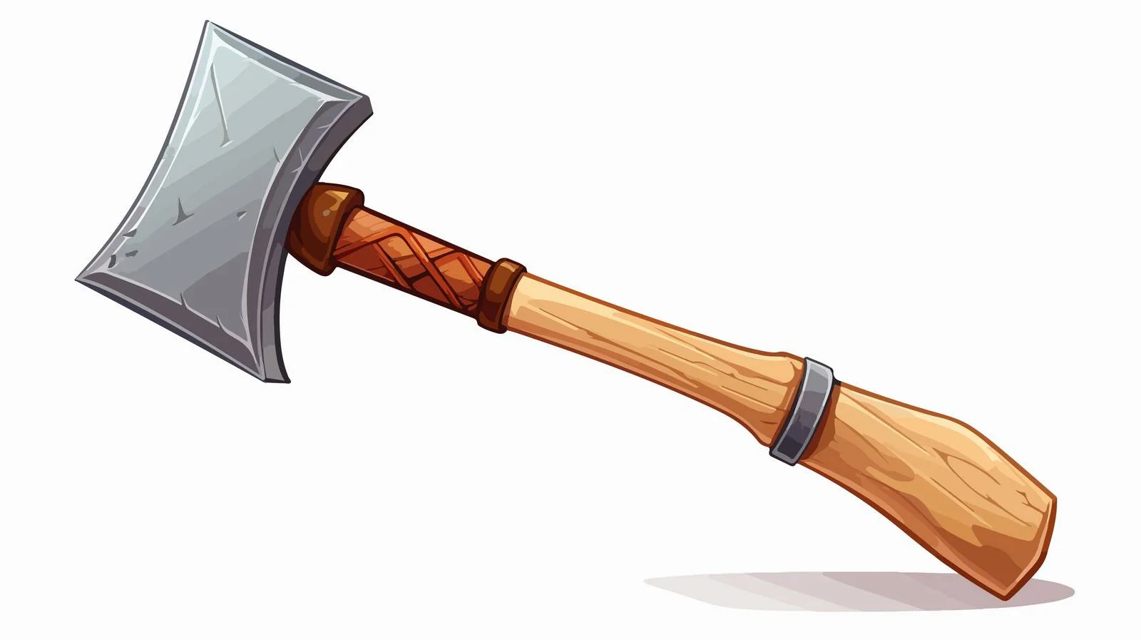 Cartoon Axe Vector Illustration — free download from Dotvec