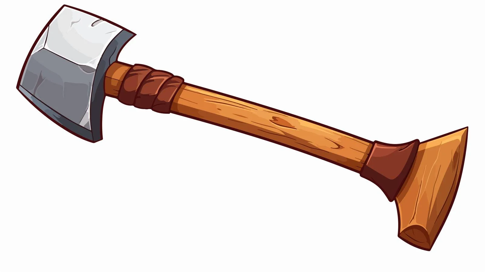 Cartoon Axe Illustration — free download from Dotvec