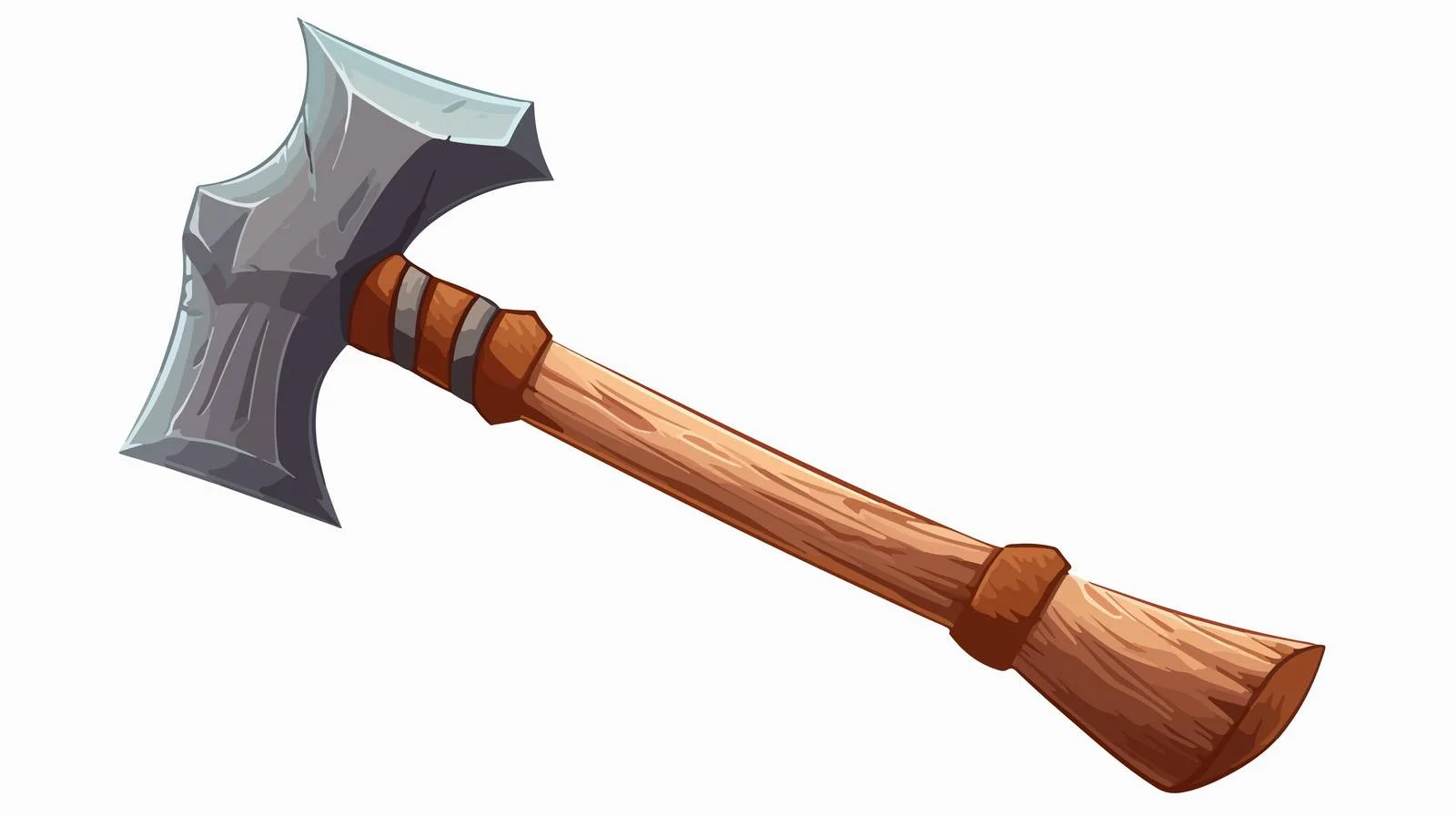 Cartoon Axe Vector Illustration — free download from Dotvec