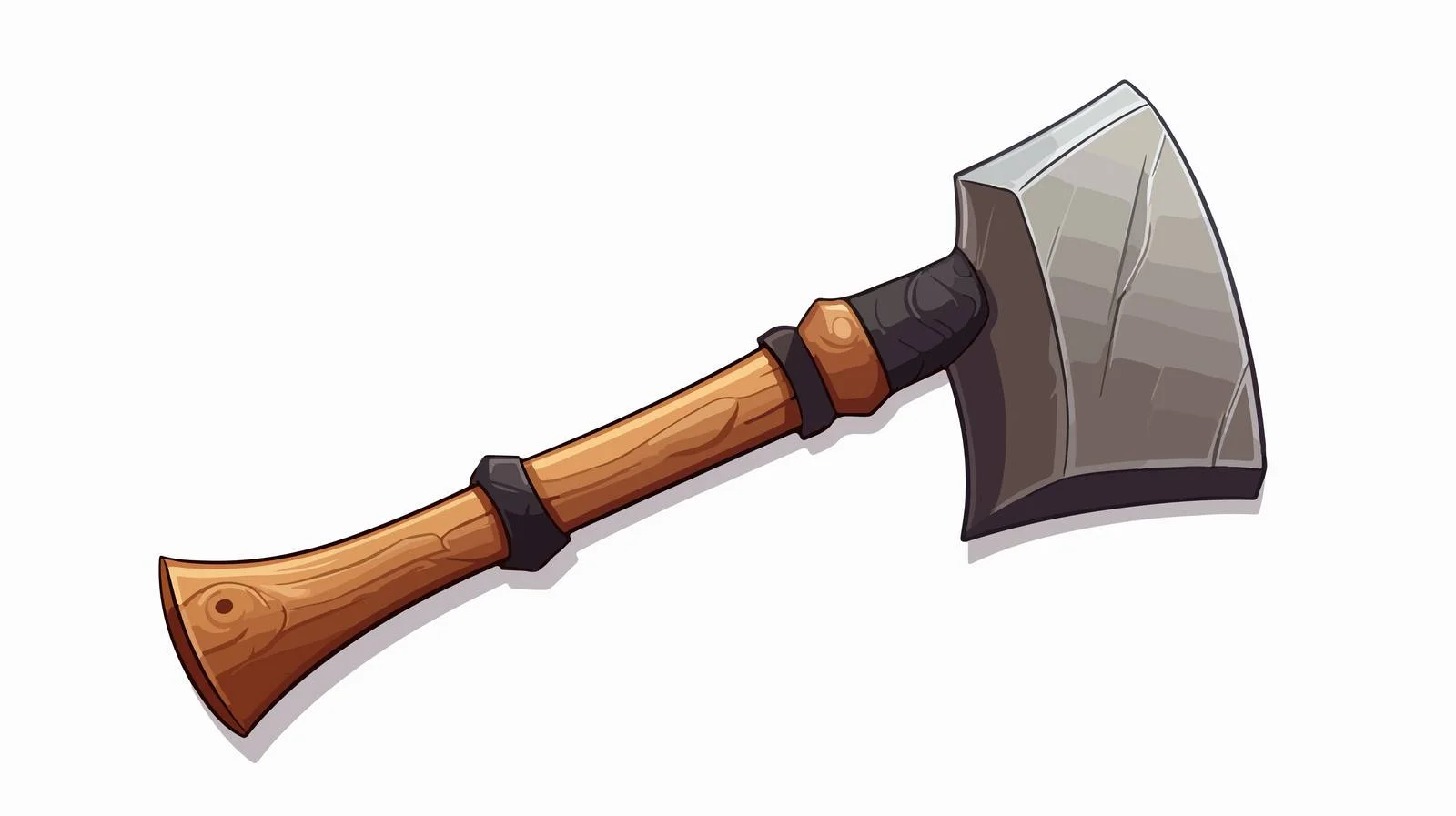 Cartoon Axe Vector Illustration — free download from Dotvec