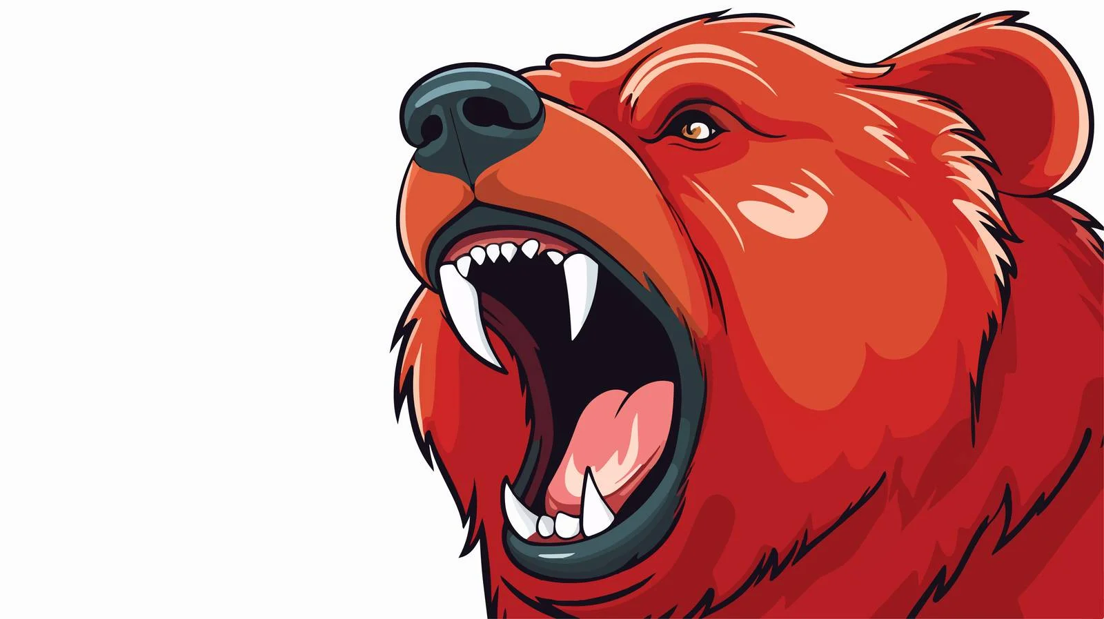 Comic Bear Speech Bubble Illustration — free download from Dotvec