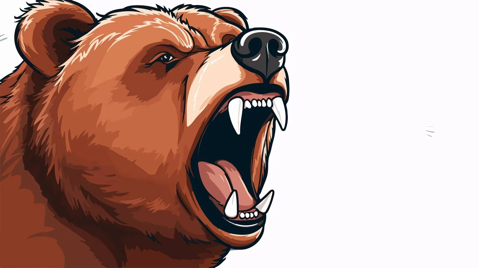 Comic Book Style Cartoon Bear — free download from Dotvec