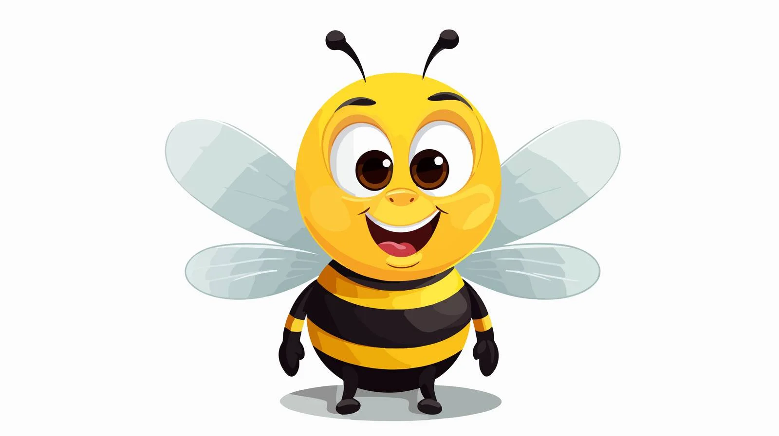 Cartoon Bee Illustration — free download from Dotvec