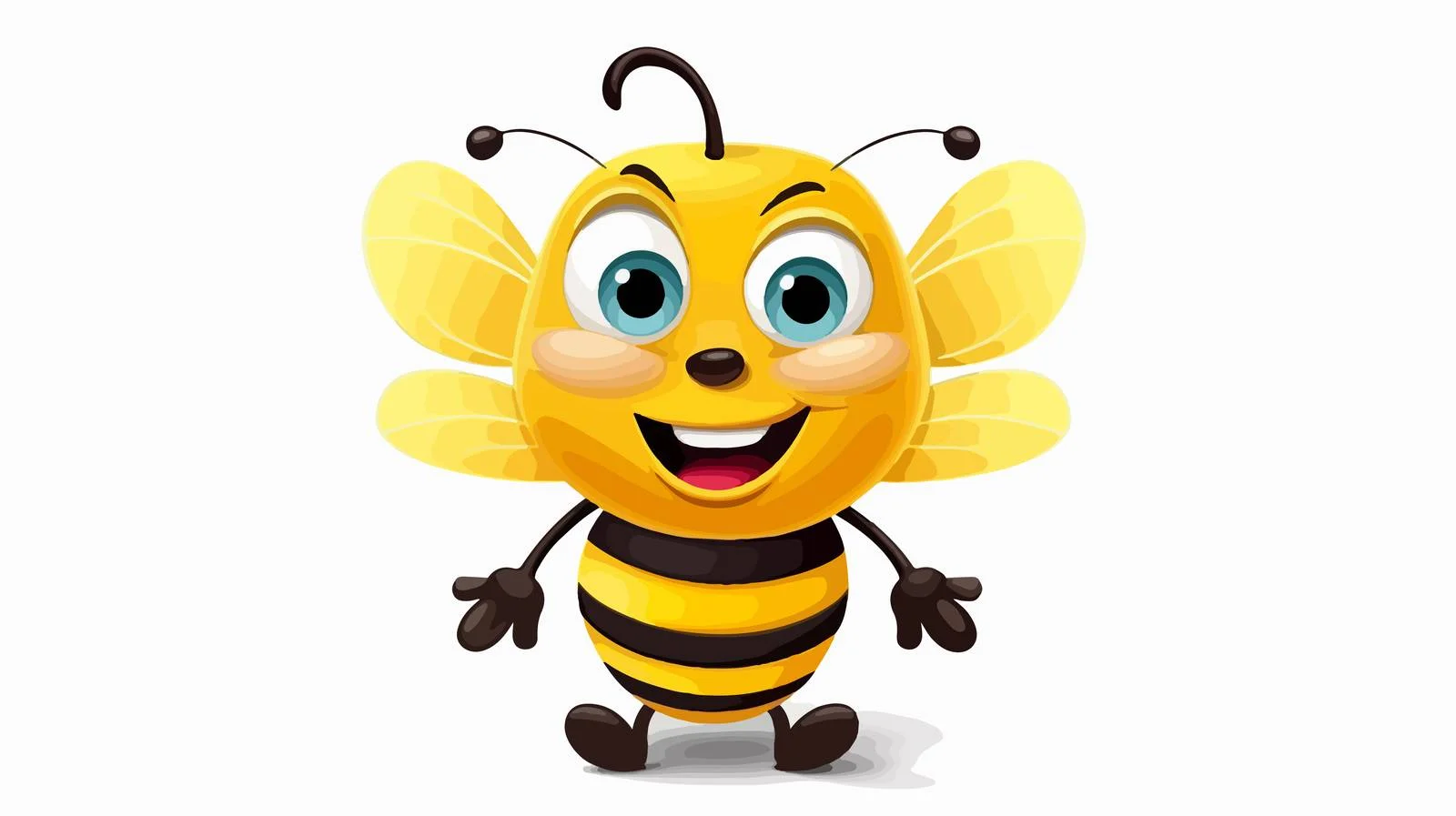 Cartoon Bee Illustration — free download from Dotvec