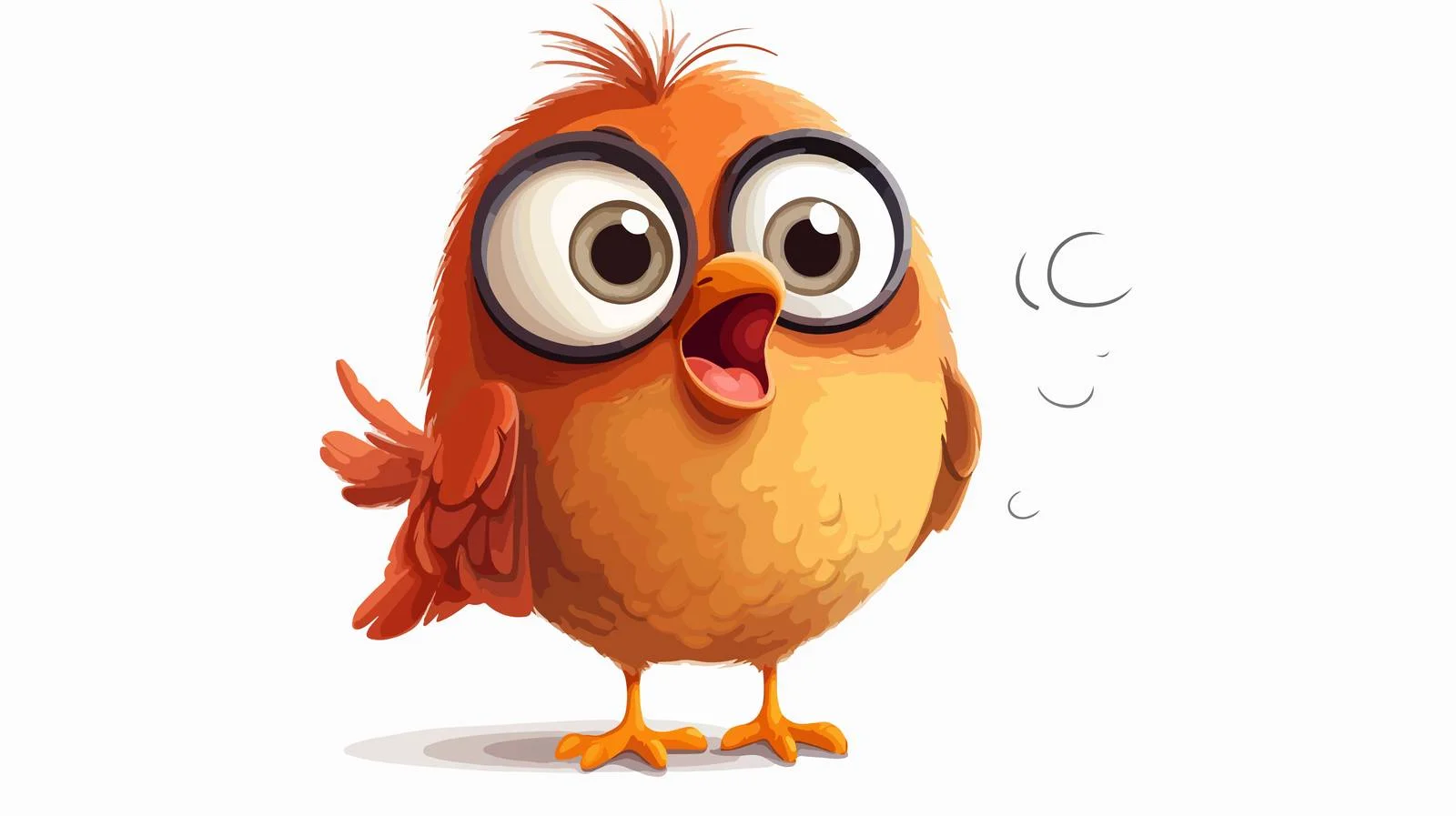 Whimsical Bird Speech Bubble Illustration — free download from Dotvec
