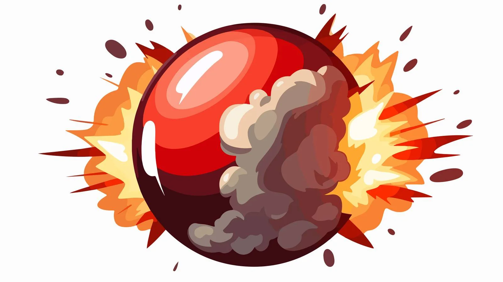 Cartoon Bomb Vector Illustration — free download from Dotvec