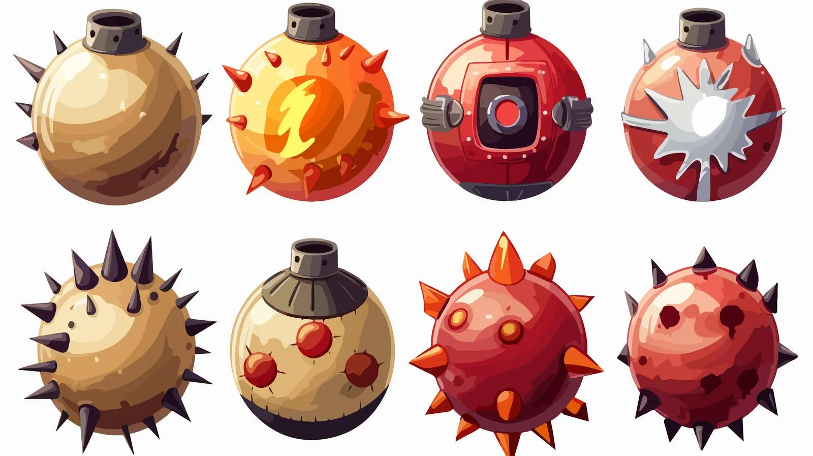 Cartoon Bomb Vector Illustration — free download from Dotvec