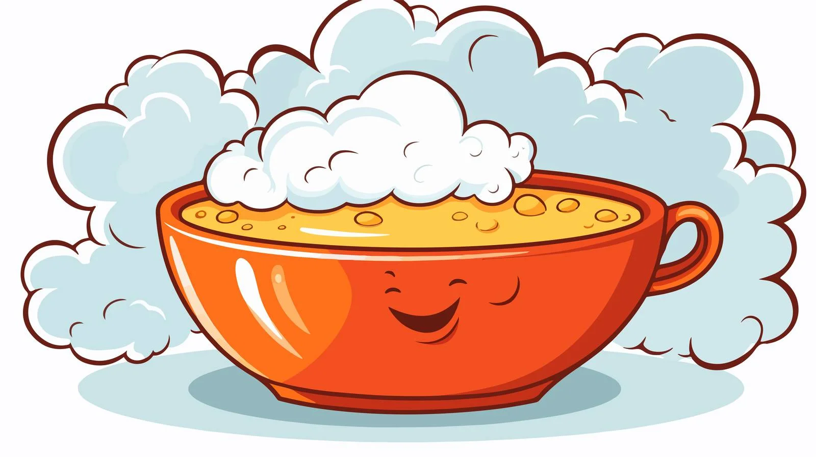 Whimsical Soup Thought Bubble — free download from Dotvec