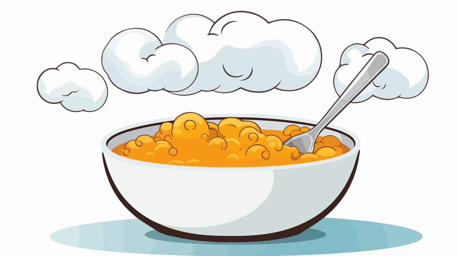 Cartoon Soup Thought Bubble Illustration — free download from Dotvec