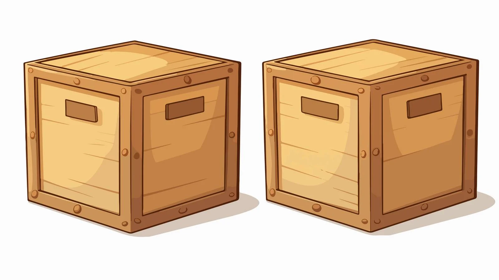 Cartoon Illustration Box Vector Design — free download from Dotvec