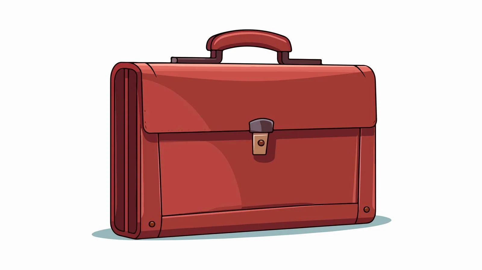Cartoon Briefcase Stock Vector Illustration — free download from Dotvec