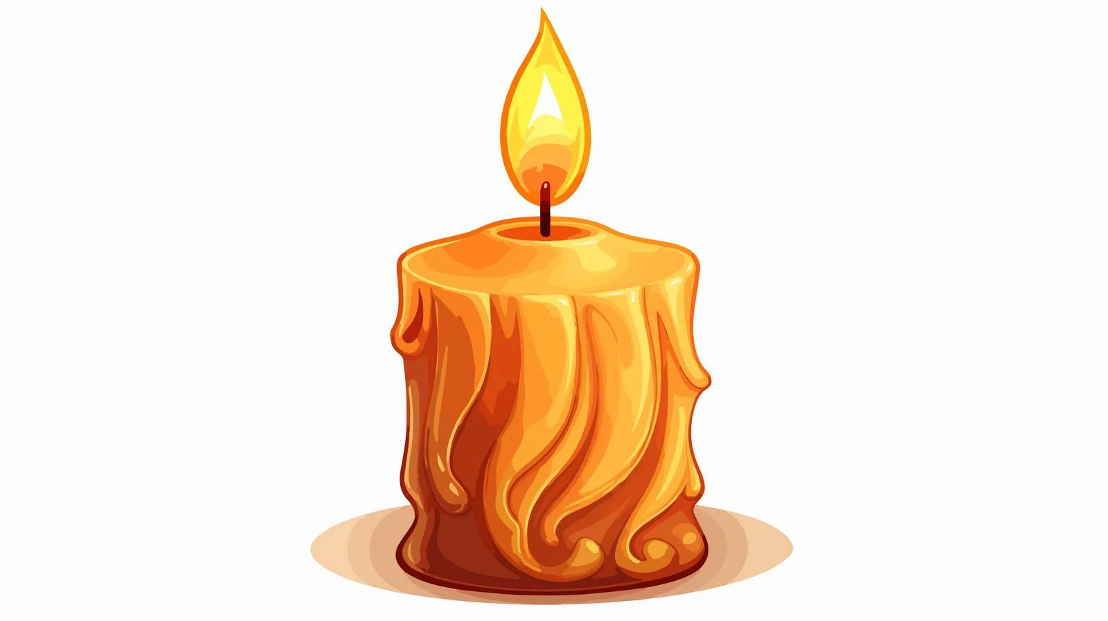 Animated Candle Illustration — free download from Dotvec