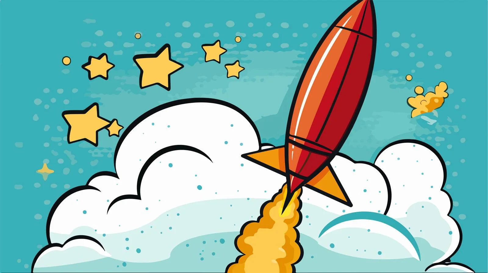 Dynamic Business Chart with Arrow — free download from Dotvec