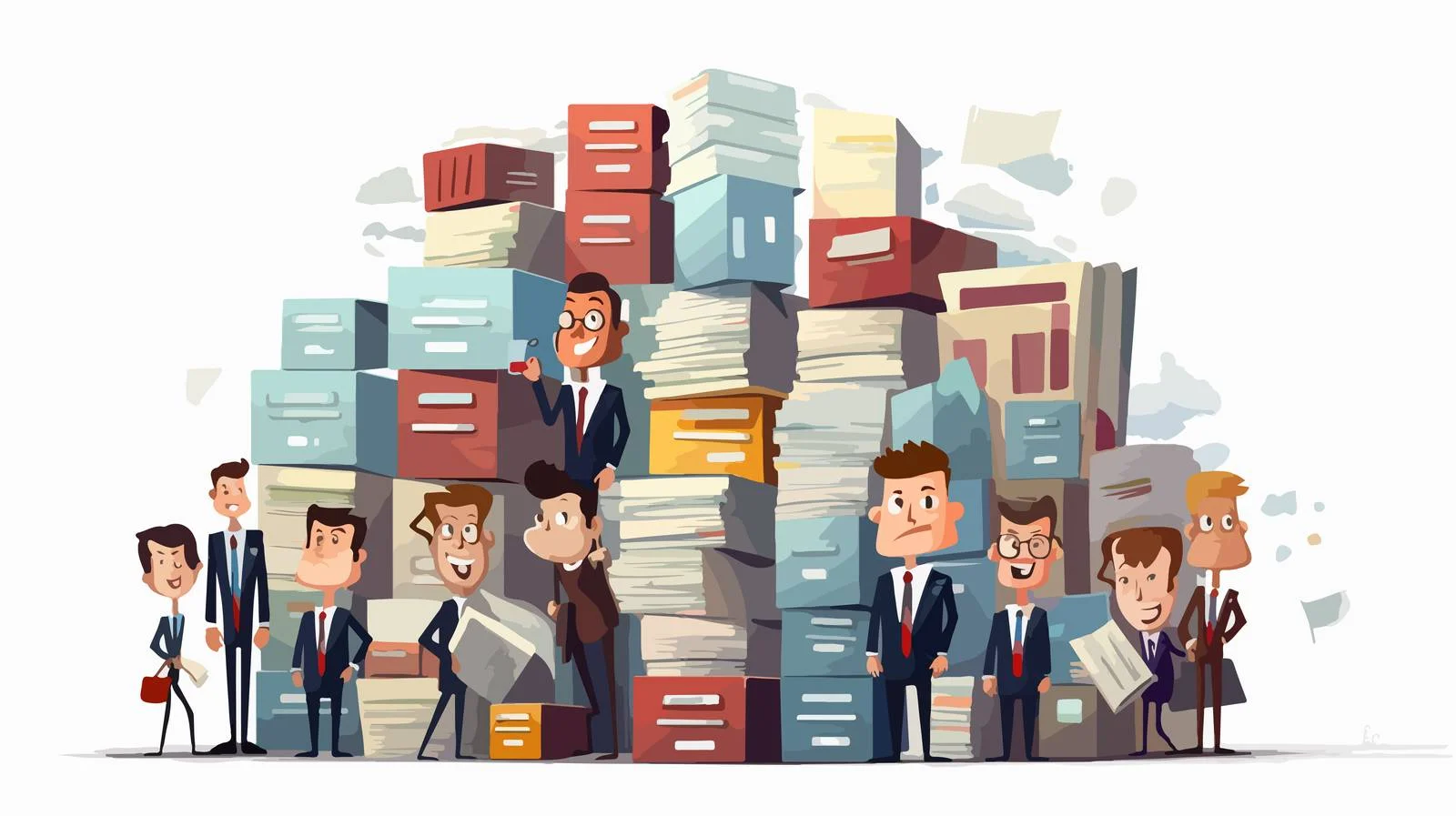 Business Cartoon Illustration — free download from Dotvec
