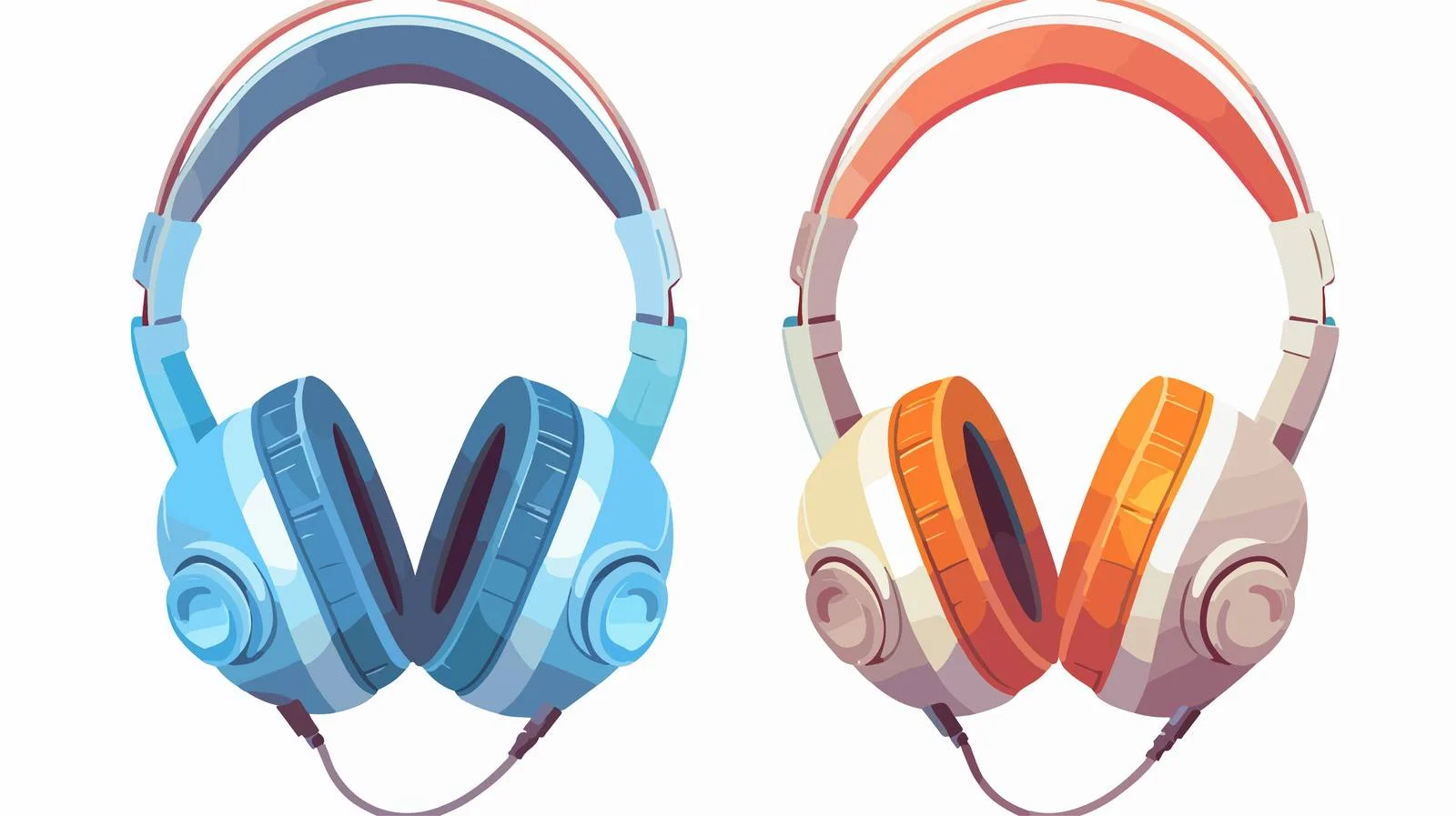 Cartoon Call Center Headset Illustration — free download from Dotvec