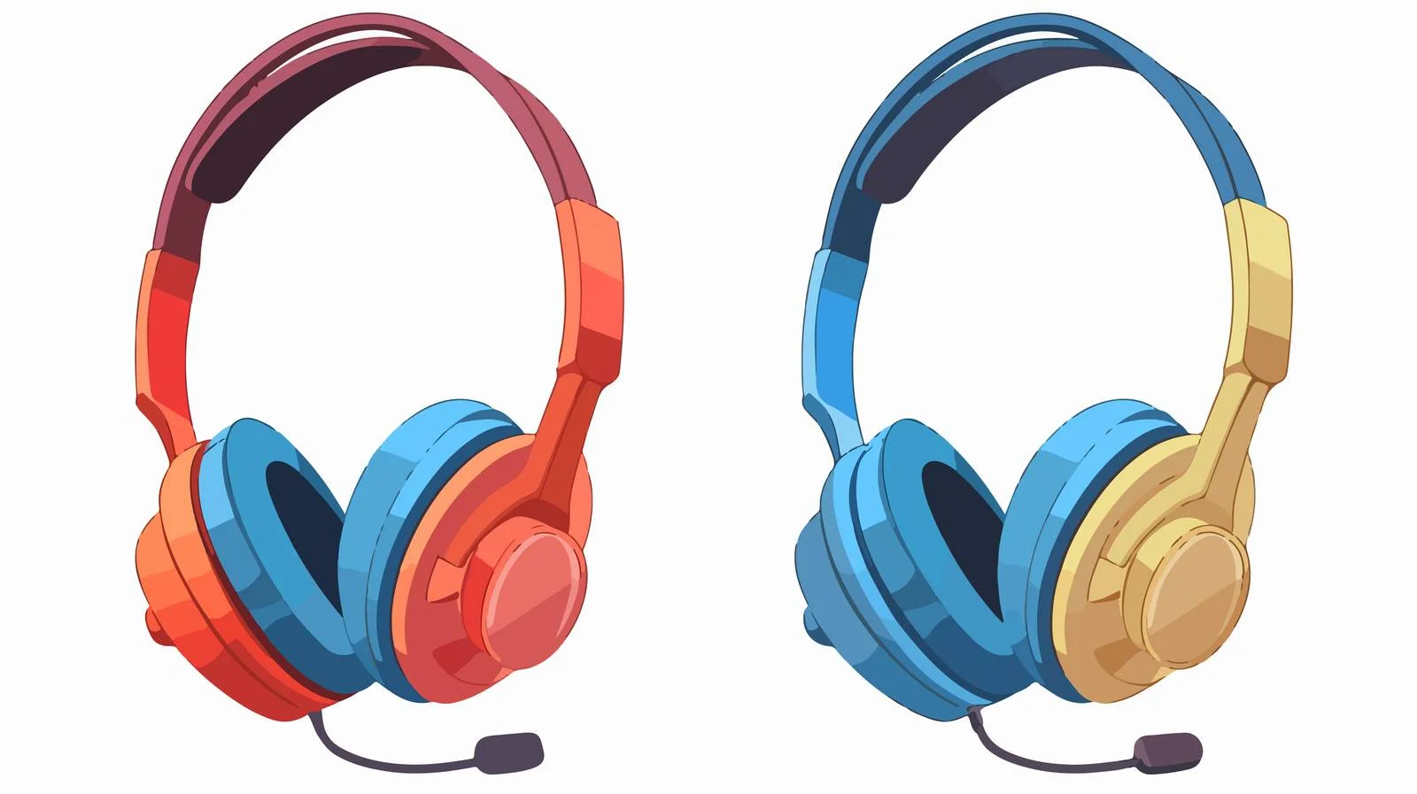 Call Center Headset Stock Illustration — free download from Dotvec