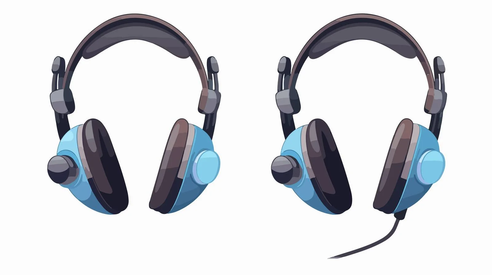 Call Center Cartoon Character with Headset — free download from Dotvec
