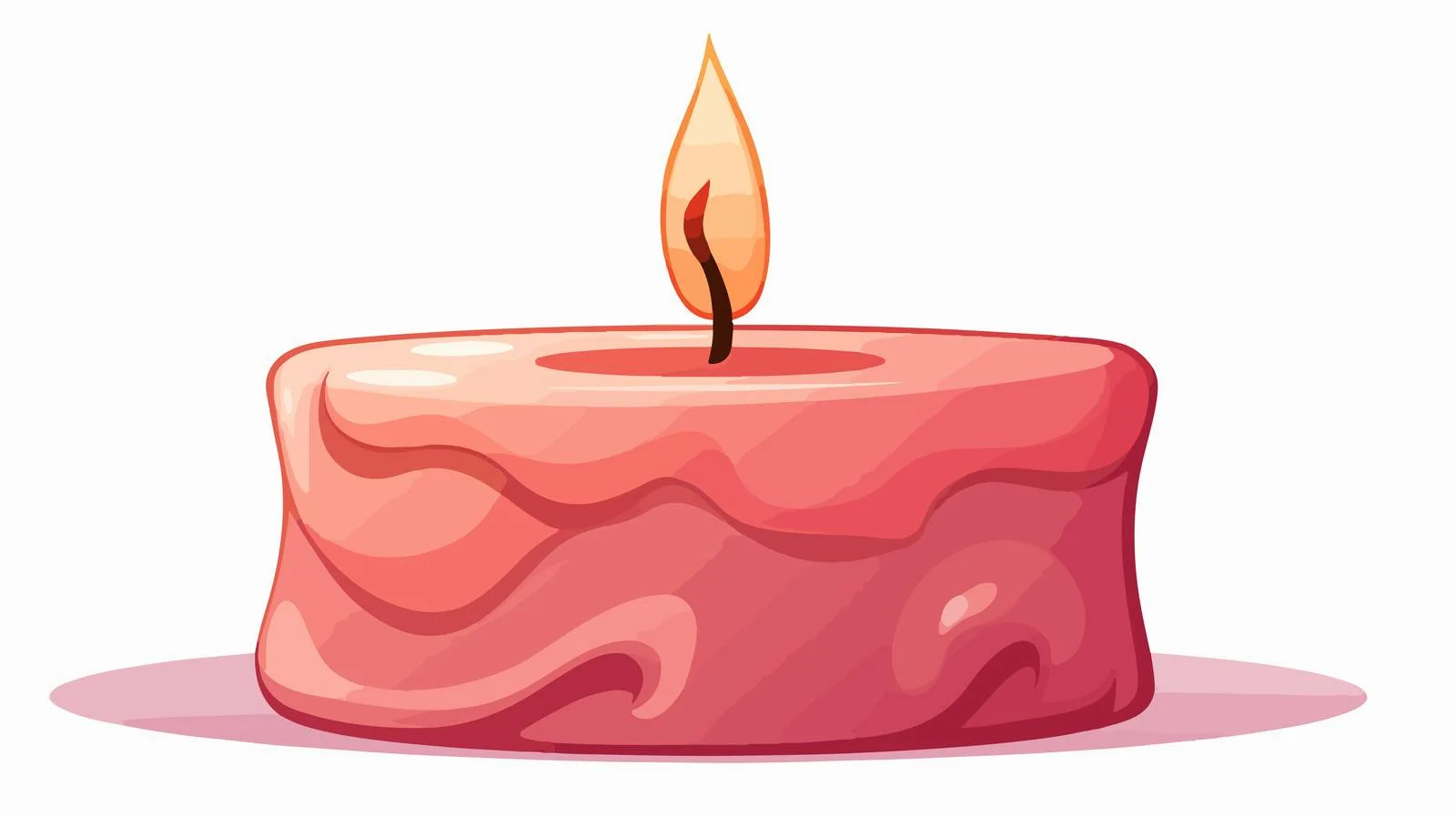 Cartoon Candle with Speech Bubble Image — free download from Dotvec