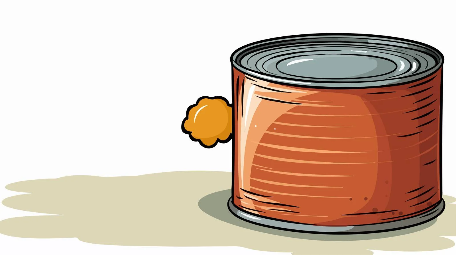 Animated Canned Food Communication Illustration — free download from Dotvec