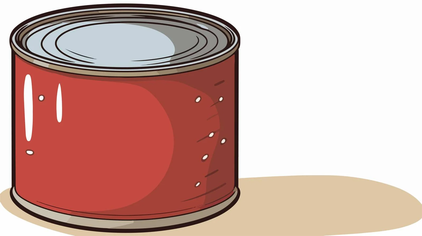 Animated Canned Food with Speech Bubble — free download from Dotvec