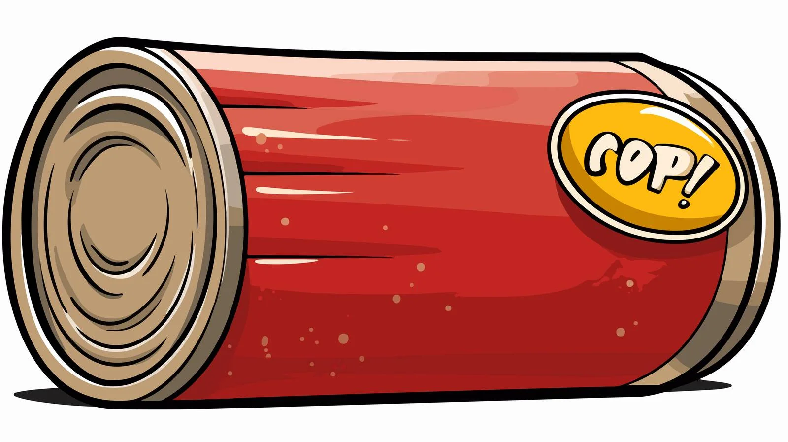Animated Canned Food with Speech Bubble — free download from Dotvec