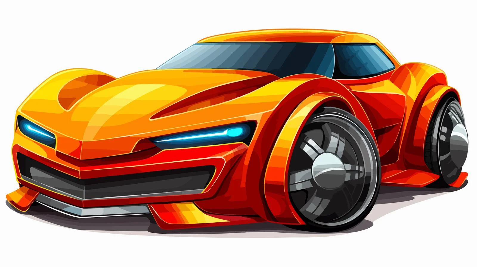 Cartoon Car Vector Illustration — free download from Dotvec