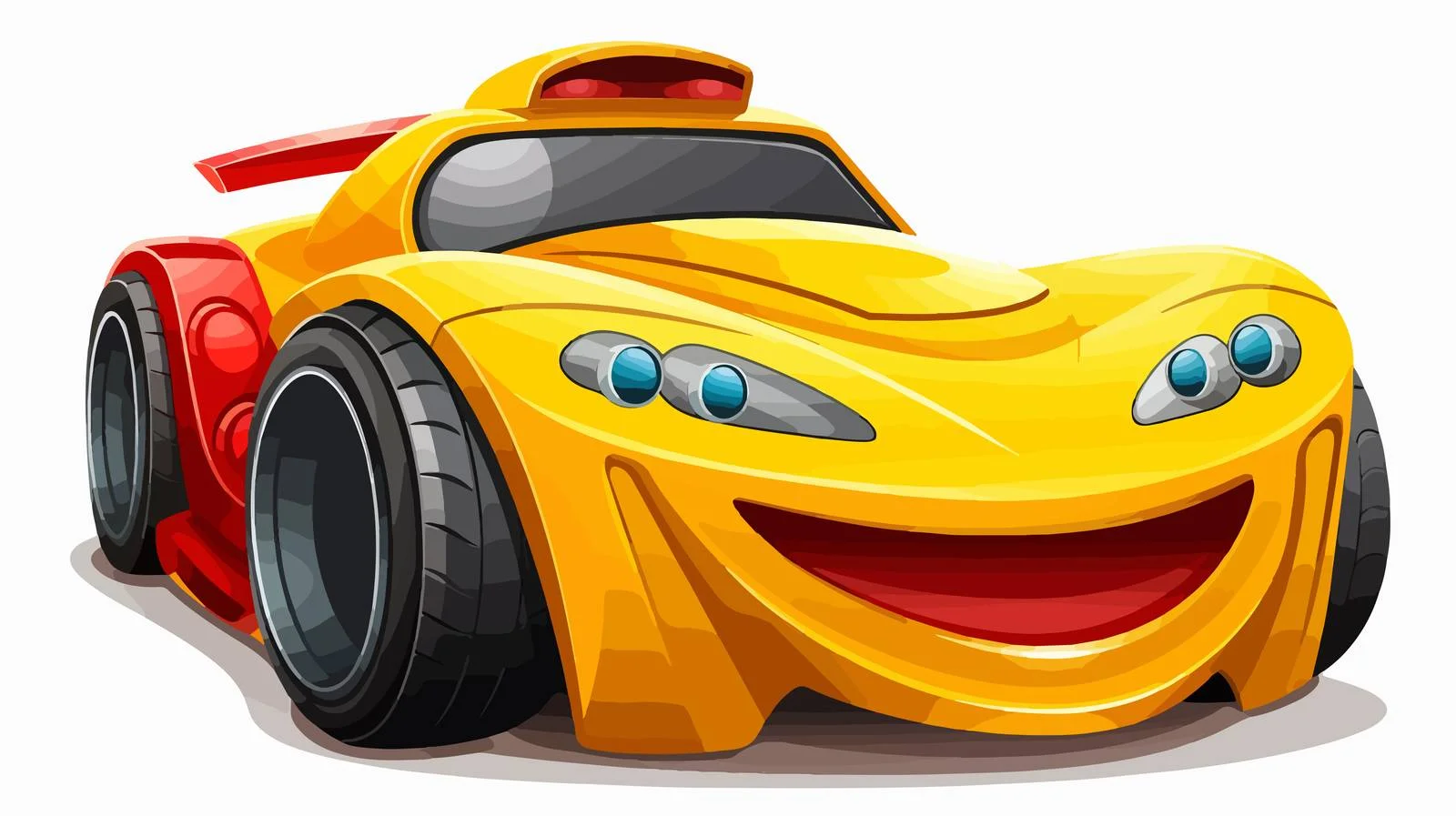 Cartoon Car Vector Illustration — free download from Dotvec