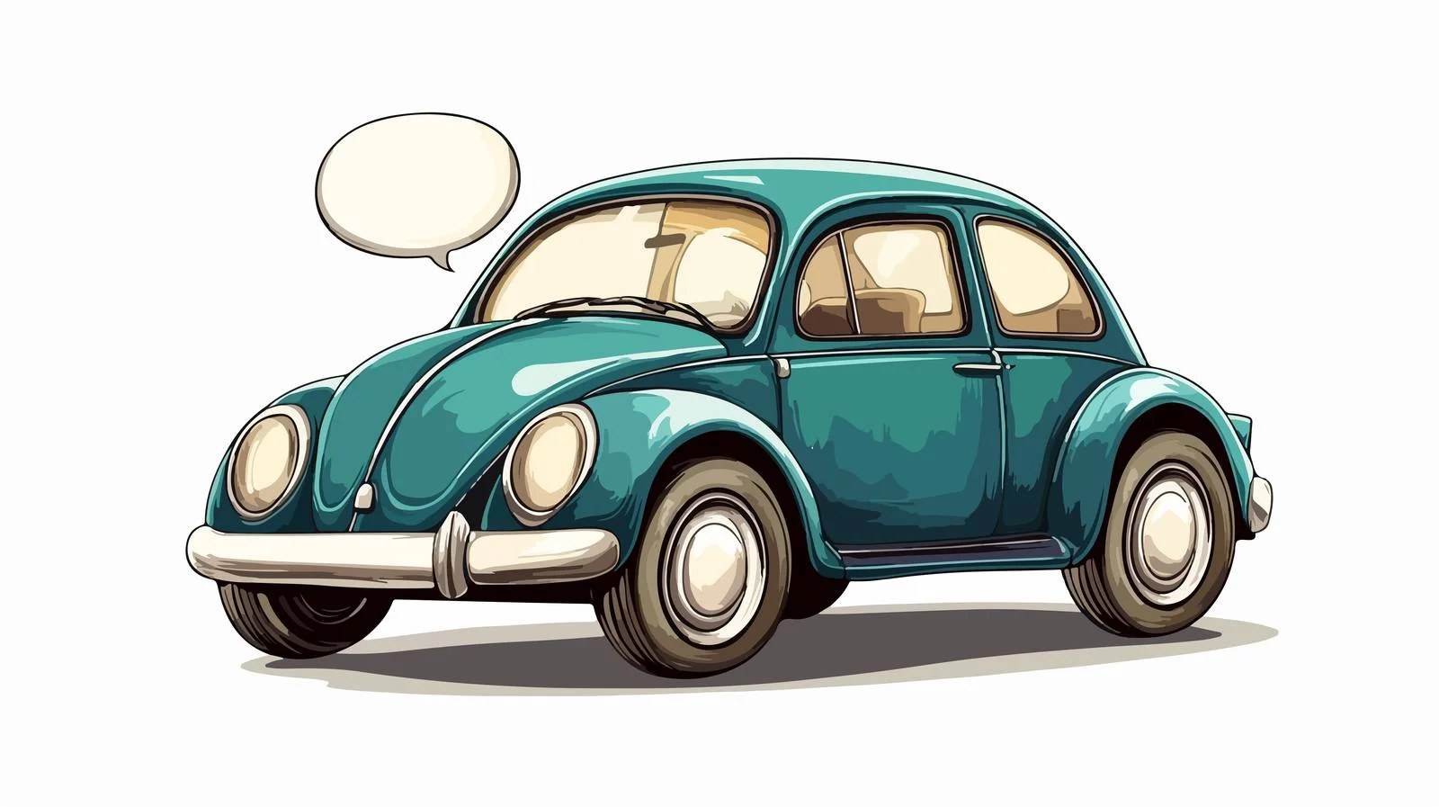 Animated Car Communication Vector Illustration – free pee image from Dotvec
