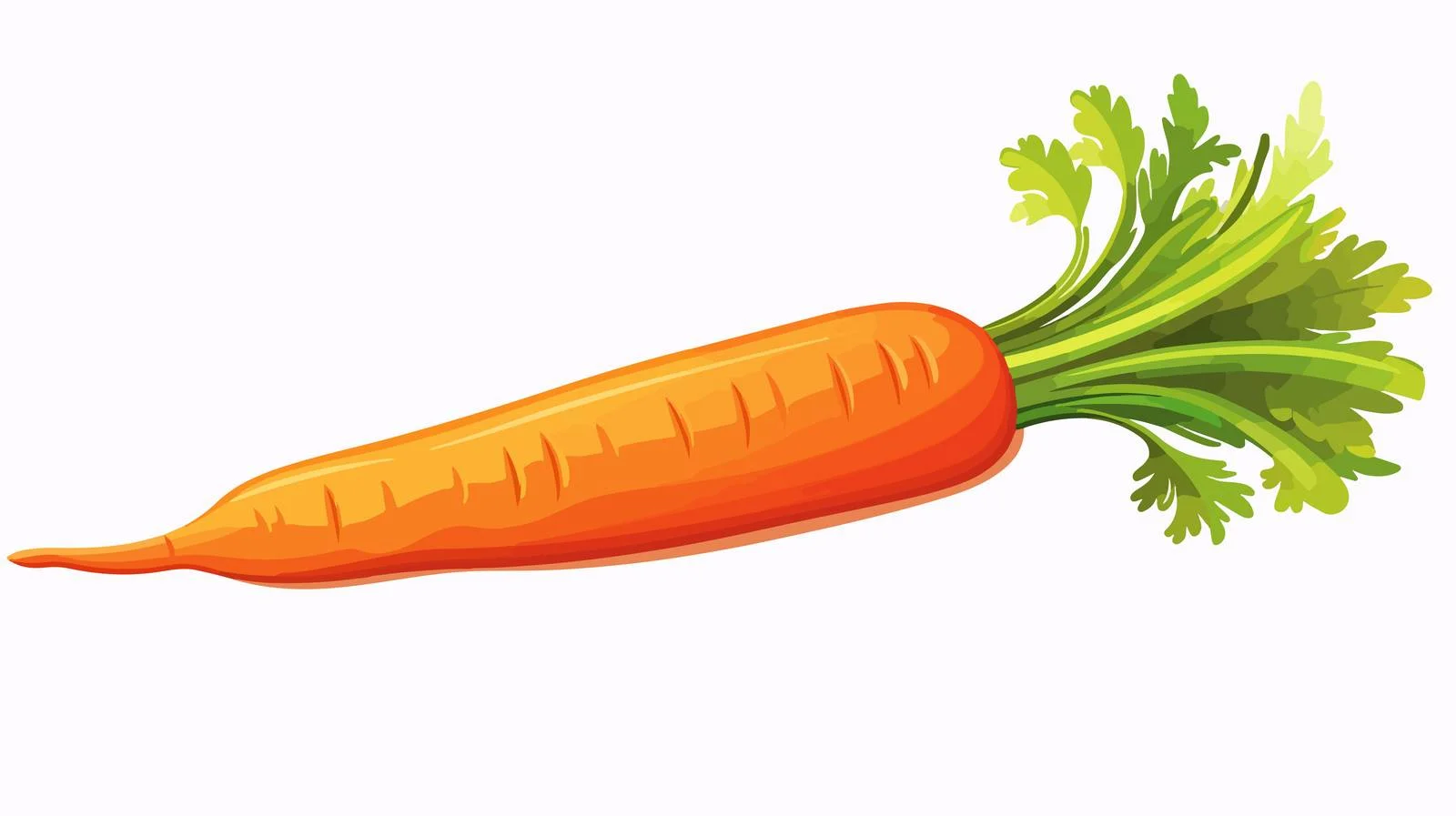 Whimsical Cartoon Carrot Vector Illustration — free download from Dotvec