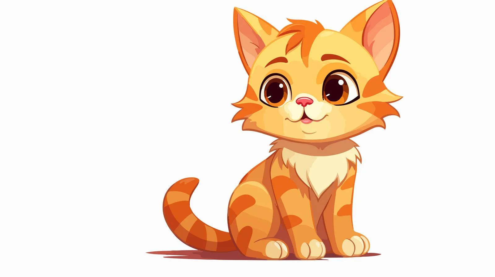 Cartoon Cat Stock Illustration — free download from Dotvec