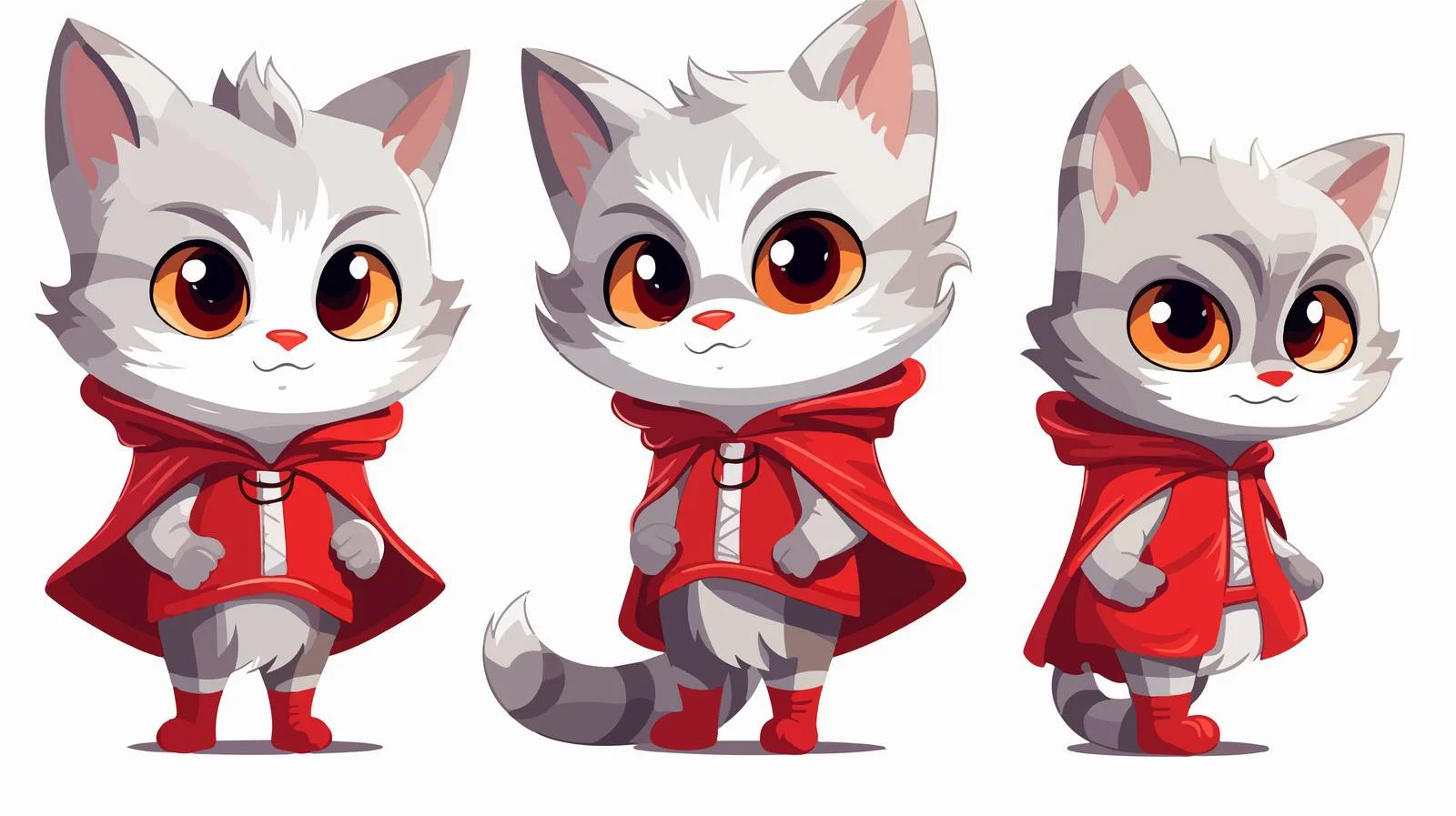 Cartoon Cat Costume Illustration — free download from Dotvec