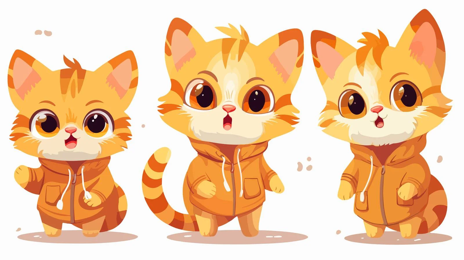 Cartoon Cat Costume Illustration — free download from Dotvec