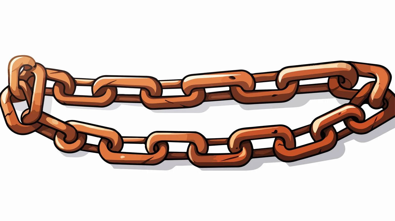Cartoon Chain Illustration — free download from Dotvec