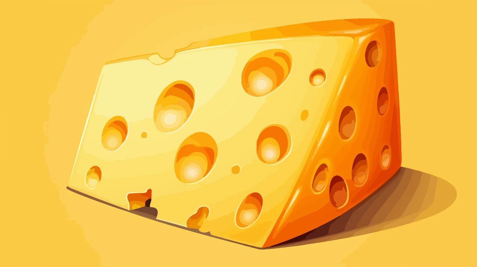 Cheese Cartoon Vector Stock Illustration — free download from Dotvec