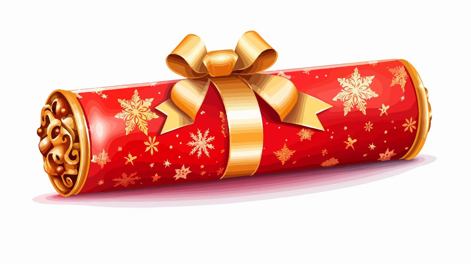 Cartoon Christmas Cracker Illustration — free download from Dotvec