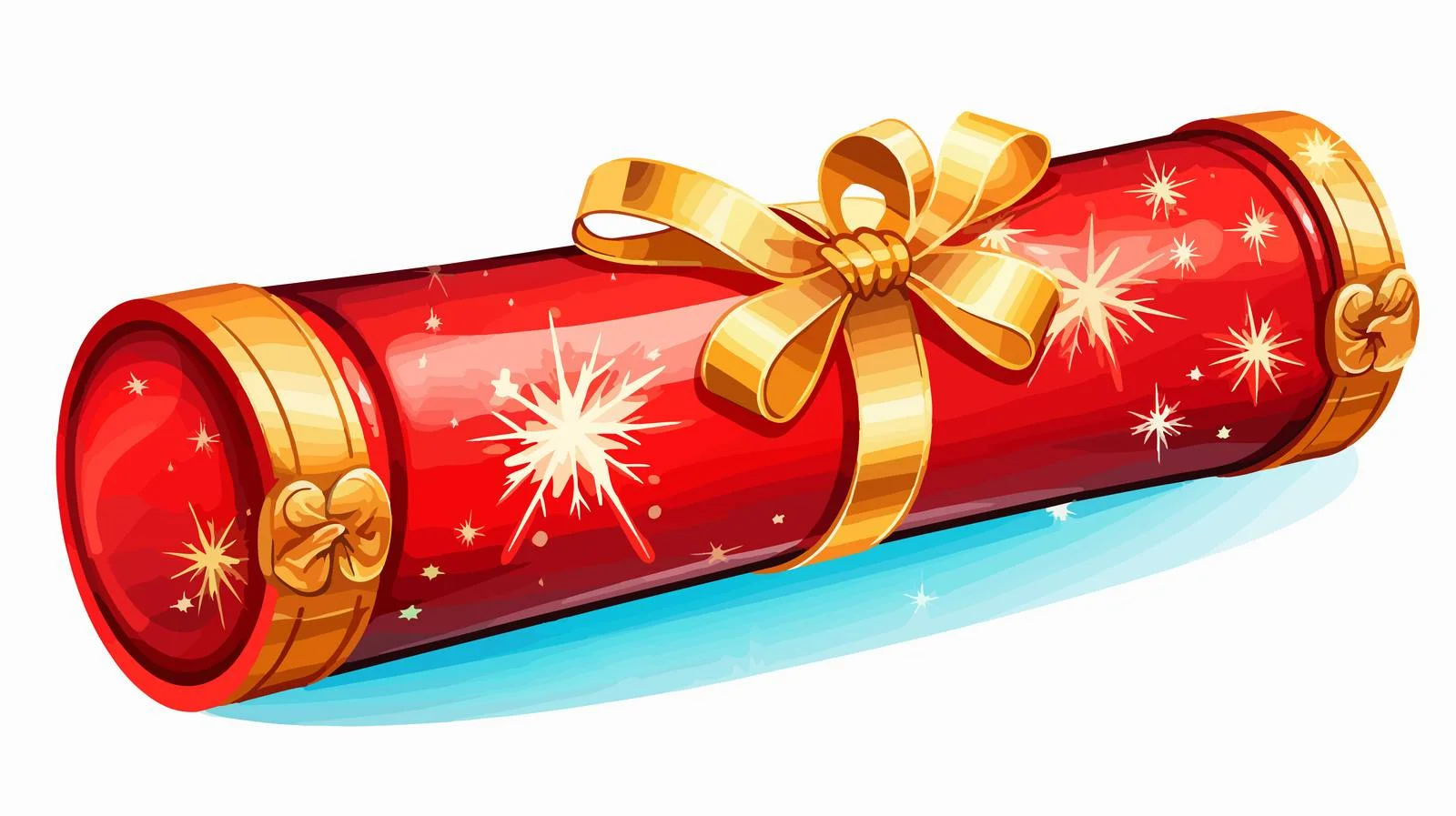 Cartoon Christmas Cracker Illustration — free download from Dotvec
