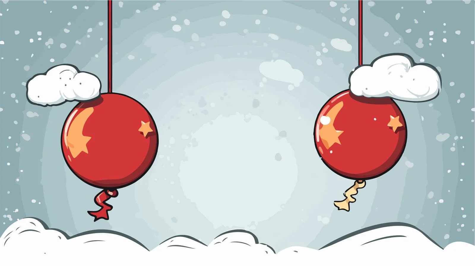 Festive Holiday Cartoon Decorations — free download from Dotvec