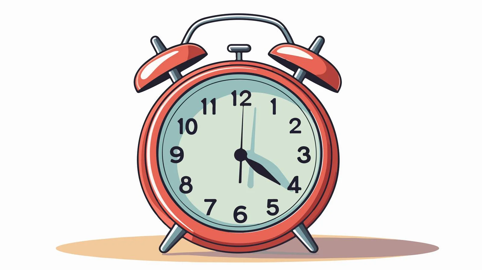 Cartoon Clock Vector Illustration — free download from Dotvec