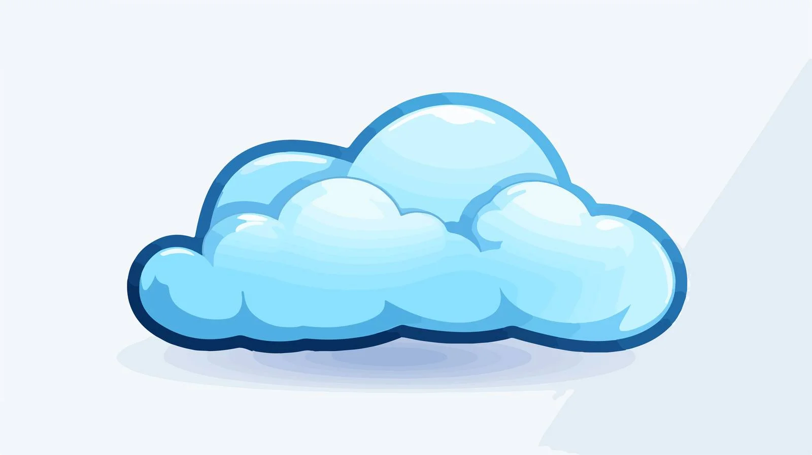 Cartoon Cloud Thought Bubble Symbol — free download from Dotvec
