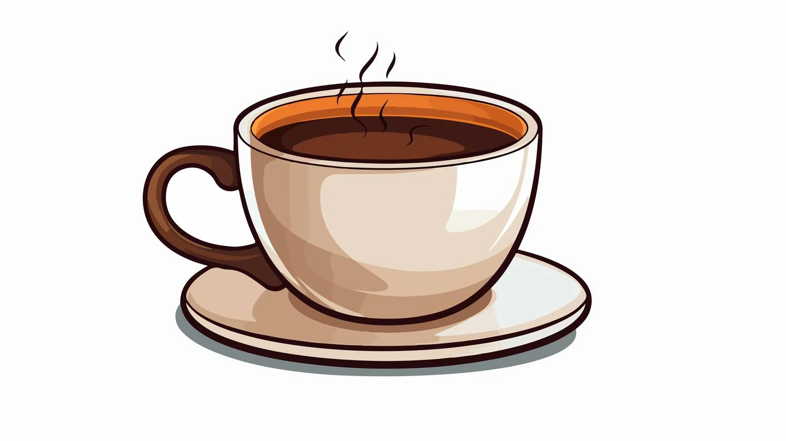 Cartoon Coffee Mug Vector Illustration — free download from Dotvec